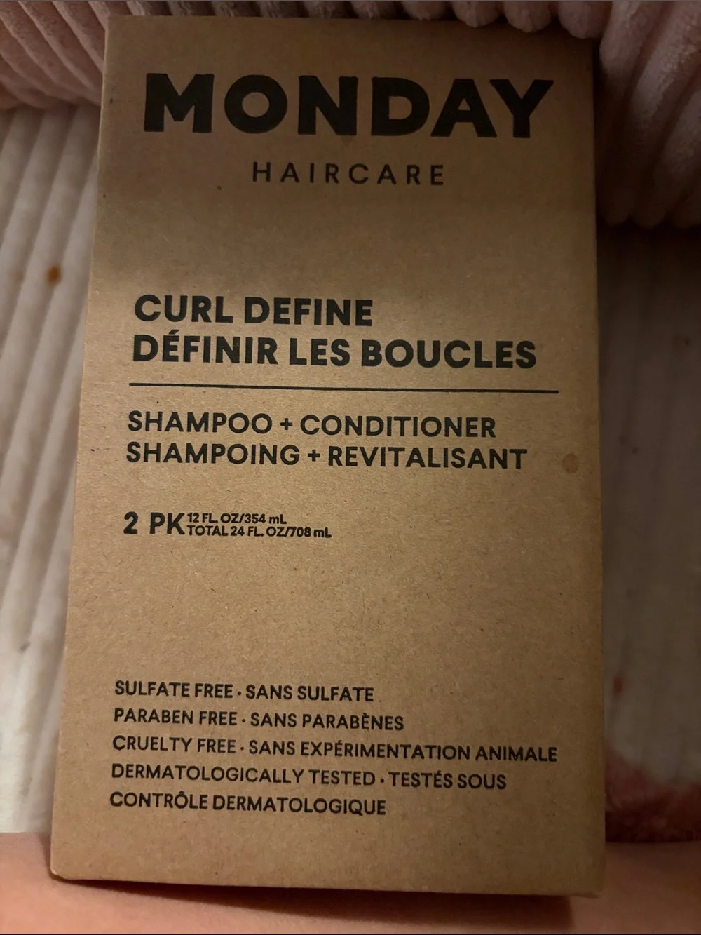 Curl Define Shampoo + Conditioner - 2pk